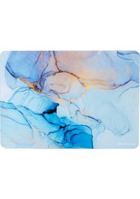 Resim Apple Uyumlu MacBook Air M1 Kılıf 13 İnç Maarble14nl Touchıd'li M1 Air A2337 A2179 A1932 İle Açık Mavi 