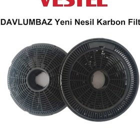 Resim Vestel Uyumlu Adrb-6000 Davlumbaz Yeni Nesil Karbon Filtre - 441082843 