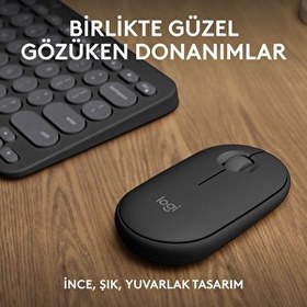 Resim Logitech Pebble 2 Combo 920-012245 Klavye Mouse Seti 