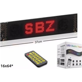 Resim Subzero LD20 37CM Sled Matrix Rgb Dijital Kayar Yazı Ekranı | Kumandalı & Mobil Uygulama Destekli 