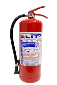 Resim ELİT YANGIN VE GÜVENLİK SİSTEMLERİ 6 Kg Tozlu Yangın Söndürme Tüpü Askı Aparatı + Talimat Dahil Ruhsata Uygun 6'lı Paket 