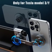 Resim Yükseltme Manyetik Mobil Telefon Tutucu Ekran Kullanımı, Tesla Model 3/Y için Uygun 