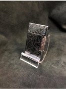 Resim Nefis Koçbaşı Desen Metal Normal Alev Gümüş Renk Çakmak 