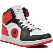 Resim Walkway Siyah-Beyaz-Kırmızı Erkek Hi Sneaker 