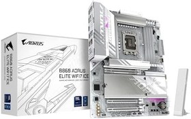 Resim GIGABYTE B860 AORUS Elite WIFI7 ICE Intel Core Ultra (Seri 2) LGA 1851 Anakart, ATX, DDR5, 3X M.2, PCIe 5.0, USB-C, WIFI7, 2.5GbE LAN, EZ-Mandalı 