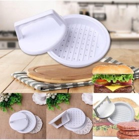 Resim Hamburger Kalıbı Köfte Presi Şekillendirici Pratik Hamburger Yapma Aparatı Plastik Turuncu Diğer 