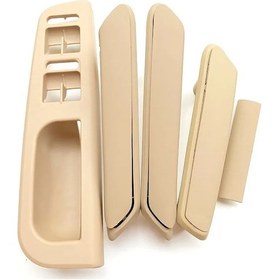 Resim Bej 5pcs-1-6pcs Yüksek Kaliteli Bej Vw Passat B5 İçin İç Kapı Kolu Kapı Kol Dayama 