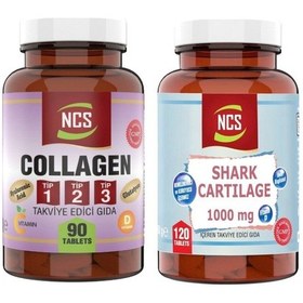 Resim Kollajen Tip 1-2-3 90 Tablet & Shark Cartilage 120 Tablet 