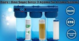 Resim Sulook Daire Bina Şebeke Girişi Reçineli Su Yumuşatma Cihazı 
