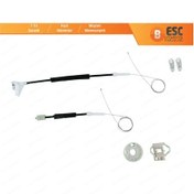 Resim Skoda Octavia MK1 1996-2000 İçin Arka Sol Cam Kriko Tamir Seti 