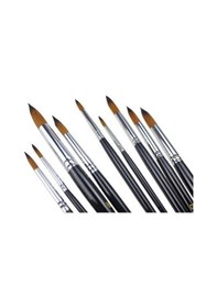 Resim Fanart Seri 123 Sentetik Kıl Yuvarlak Sivri Uç Fırça No:9 