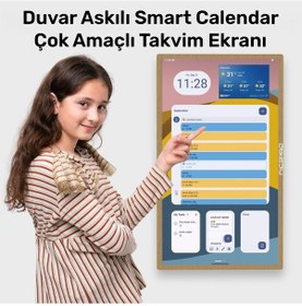 Resim Npo NW3299T 32'' Full HD 4/64GB Android Dokunmatik Dijital Aile Takvimi Smart Led Ekran 