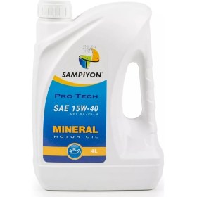 Resim Şampiyon Pro-Tech 15W-40 Mineral Motor Yağı 4 Lt 