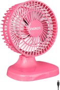 Resim Everest Efn-503 7" Masa Üstü Pembe Usb Fan 