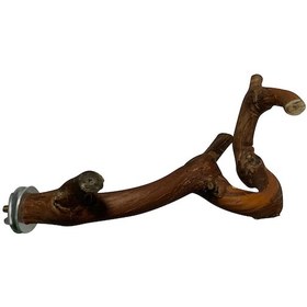 Resim Ruicoo Kuş Tüneği - Üzüm Ağacı Doğal Çiğneme Oyuncağı Eğimli Tek Parça 