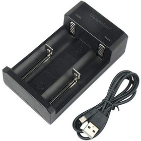 Resim Symbee Usb Pil Şarj Cihazı, 18650/14500/26650 Vb. Li-poly Pilleri Destekler, 2 Bağlantı Hattı, Aşırı Şarj Ve Kısa Devre Koruması, Usb Kablosu Dahil 