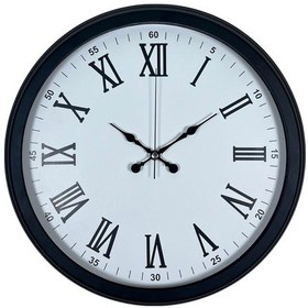 Resim Büro Ev Ofis Hediyesi İçin 40cm Siyah Metal Klasik Duvar Saati Diğer 