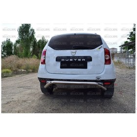 Resim Dacia Duster 2010 Sonrası Bükümlü Arka Koruma 