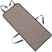 Resim Pet Araba Paspasları Su Geçirmez Anti-ısırık Anti-ısırık Kir Dirençli Araba Ped Kahverengi 