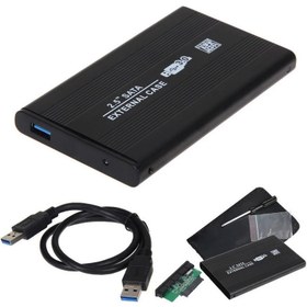 Resim USB 3.0 Sata 2.5 Harddisk Kutusu + Kılıf Metal Harici Disk Kutusu 