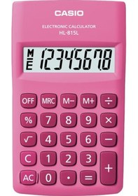 Resim Casio HL-815L-PK Cep Tipi 8 Hane Hesap Makinesi 