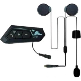 Resim Derin Stok Intercom Bluetooth Kask Kulaklık Motosiklet Kulaklık 5.0 Bluetooth 