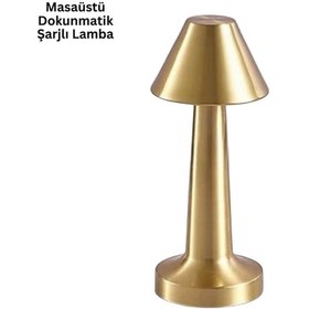 Resim Flzdgnkr Üçgen Masa Lambası Metal 