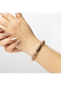 Resim Güneş Taşı Doğal Taş Bileklik 10 Mm Işık Çağrısı Renkli 