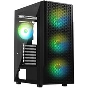 Resim BitFenix Proton 4-120Mm Frgb Fan 600W 80 Plus Siyah 1-Usb3.0 2-Usb2.0 Tempered Glass Oyuncu Boş Bilg 