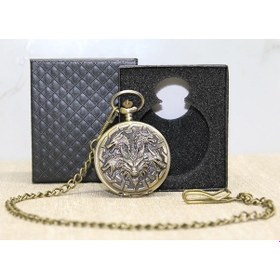 Resim Özel Kutulu Dragonlu Antik Köstekli Saat Alk4680 