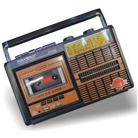 Resim Nostaljik Polygold Radyo Kaset Mp3 Çalar Wıreless Usb Tfcart 