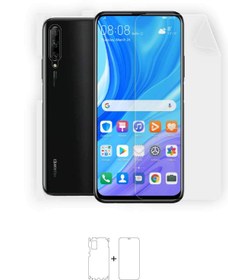 Resim Huawei P Smart Pro 2020 Full Body Ekran Koruyucu Ön Arka Yan Darbe Emici Poliüretan Film 