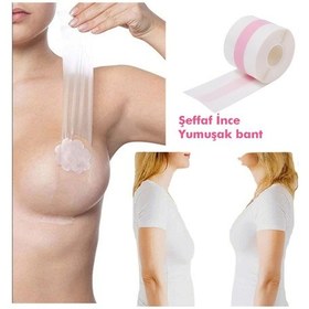 Resim 5 Metre Görünmez Göğüs Ped Su Geçirmez Bandı Tekstil 