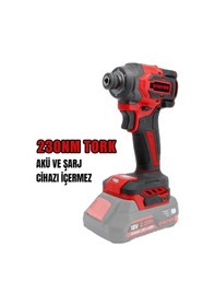 Resim Stayer IS230 Kömürsüz Akülü 18V Li-İon 2.0 AH/6.0AH Akü Ve Şarj Aleti Hariç Torklu Vidalama 