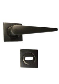 Resim Kapı Kolu Al65 Zara Füme Kare Rozetli Oda 2 Li 