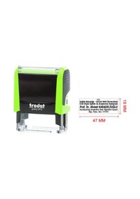 Resim Doktor Kaşesi - Trodat 4912 Yeşil 