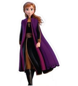 Resim Ayaklı Pano Anna Karekterli Ayaklı Pano 50 Cm Frozen Masa Üstü Doğum Günü Süsü Çok Renkli 