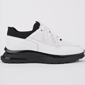 Resim Bulutmod Ba04582 Beyaz S Erkek Hakiki Deri İç Dış Deri Yüksek Jel Taban Ayakkabı - 41 Beyaz 