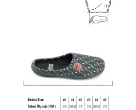 Resim Gezer Kışlık Erkek Ev Terlik 