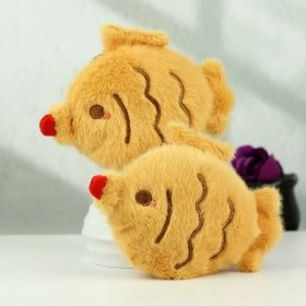 Resim Dzjjna Yeni 1 Adet Dört Inç Iyi Şanslar Karikatür Peluş Oyuncak Bebek Anahtarlık Sevimli Bebek Anahtar Küçük Kolye Seti (Yurt Dışından) 