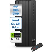 Resim Hp 290 Pro G9 Intel I5-13400 64GB 4TB SSD 4GB/GT730 Freedos Masaüstü Bilgisayar GTB6JD6ESF25 