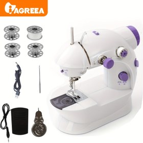 Resim IAGREEA Ayaklı Pedallı Taşınabilir Dikiş Makinesi - DC Güçlü Kompakt Dikiş Makinesi, Giysi, Kumaş, Havlu, Kukla Yapımı için Ağır Hizmet Tipi - Ev, Seyahat, El İşi için İdeal - Yeni Başlayanlar ve Uzmanlar için Mükemmel Hediye (Mor), Evde Dikiş, Hafif Tasarım, Sağlam Yapı, Meraklılar, Mini Dikiş Makinesi, Dikiş Makinesi Pedalı, İyi Kalitede Dikiş Makinesi, Ev için Sallanan Makine, Terzilik Makinesi, Elektrikli Dikiş Makinesi, El Tipi Dikiş Makinesi, Giysi için El Dikiş Makinesi 