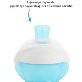 Resim Munchkin Click Lock Isırmaya Dayanıklı Emzikli Bardak 9 Ay+ 296 Ml 90063 Mavi 