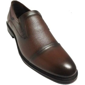 Resim Nevzat Öge 098-24 Hakiki Deri Klasik Erkek Ayakkabı Kahverengi 