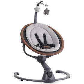 Resim Kraft Otto Plus Elektrikli Ana Kucağı Salıncak Koyu Gri 