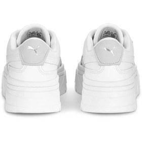 Resim Puma Mayze Stack Soft Kadın Beyaz Spor Ayakkabı 39108304 I-32 001 