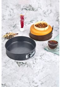 Resim Polochef Planeta Kelepçeli Kek Kalıbı 20 Cm Siyah 