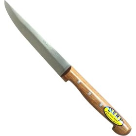 Resim Paslanmaz Bursa Sebze Bıçağı 11 Cm, Ahşap Sap 