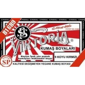 Resim 9 Koyu Kırmızı Renk Kumaş Boyası Viktoria 