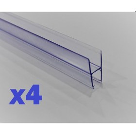 Resim Cam Balkon 8 Mm Şeffaf Fitil Büyük H 4 Adet 150 Cm 